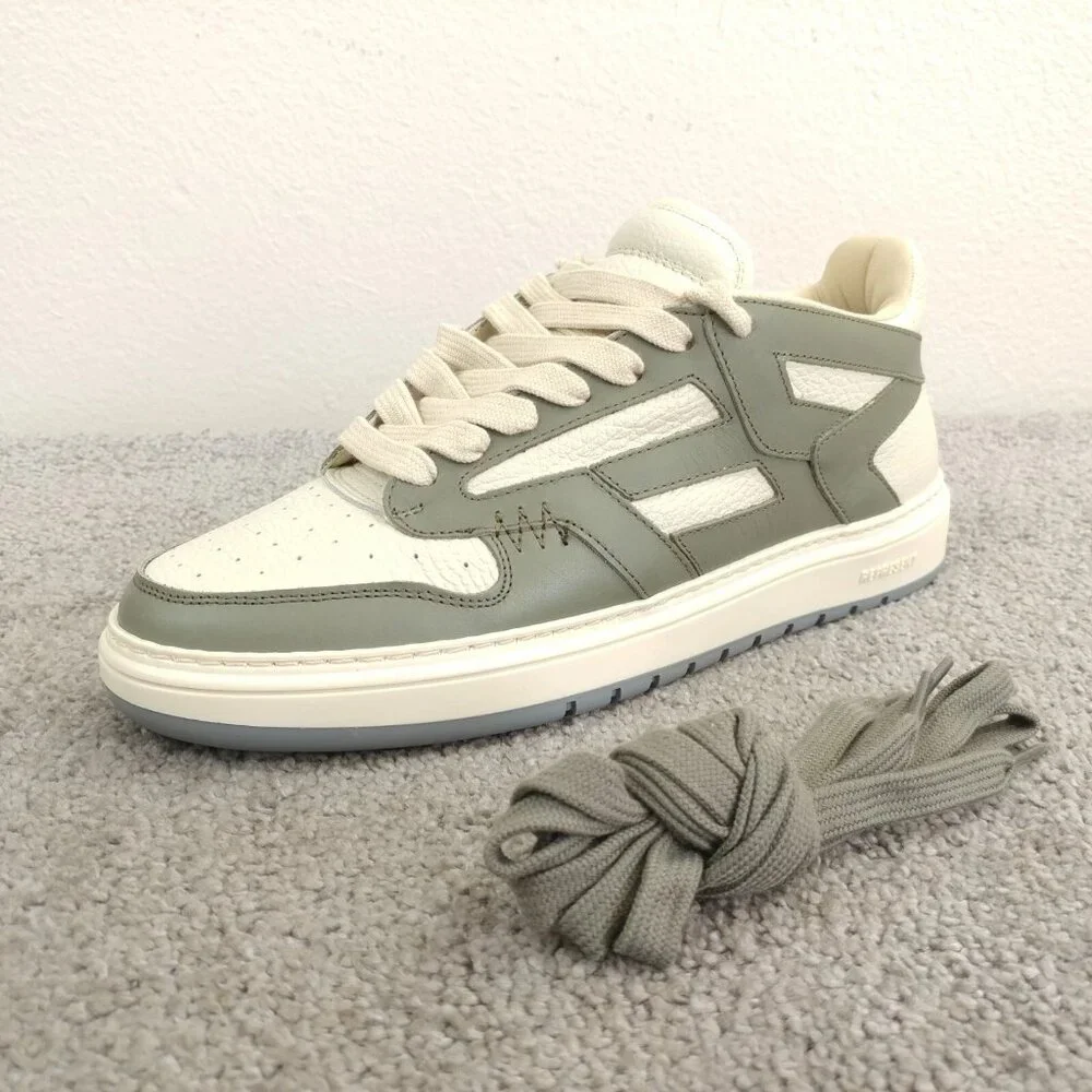 Represent Clo Reptor Low Mens Size 7.5 Shoes Khaki Cream Skater Sneakers